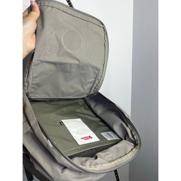 Fjallraven Kanken Fog Stripe Handle Backpack NWOT - Picture 5 of 6